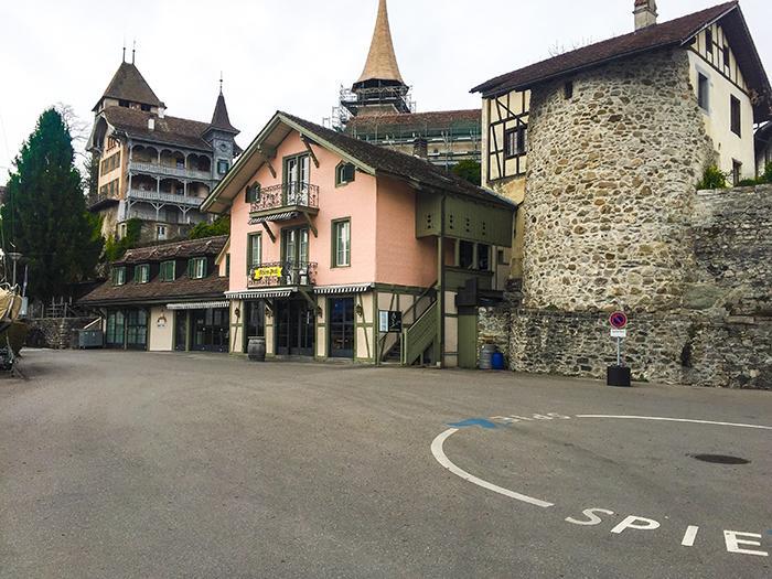 Hotel Schlosspintli 施皮茨 外观 照片